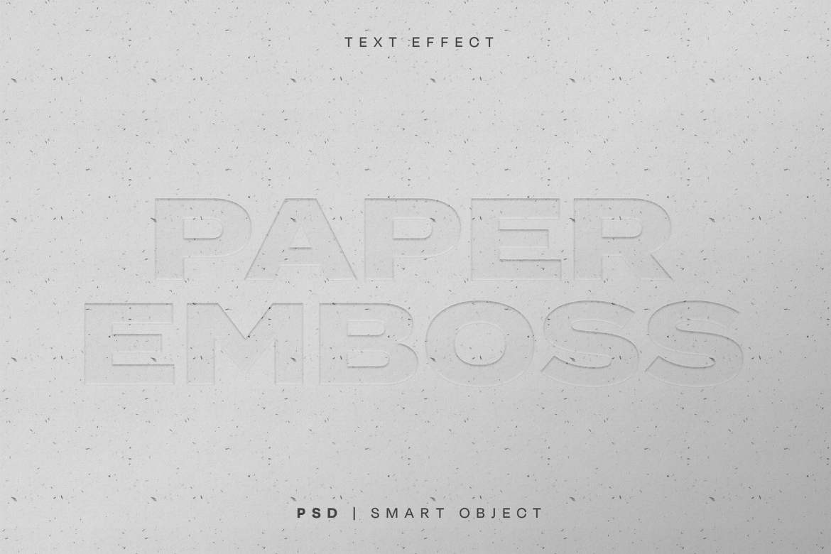 Embossed Paper Text Effect