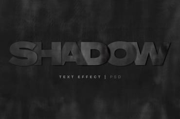 Steel Text Effect Mockup