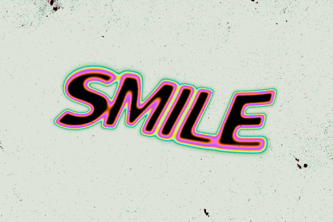 Blur Colorful Text Effect