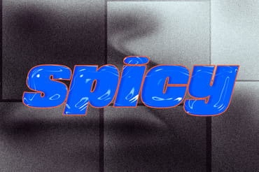 Outlined Bold Plastic Text Effect