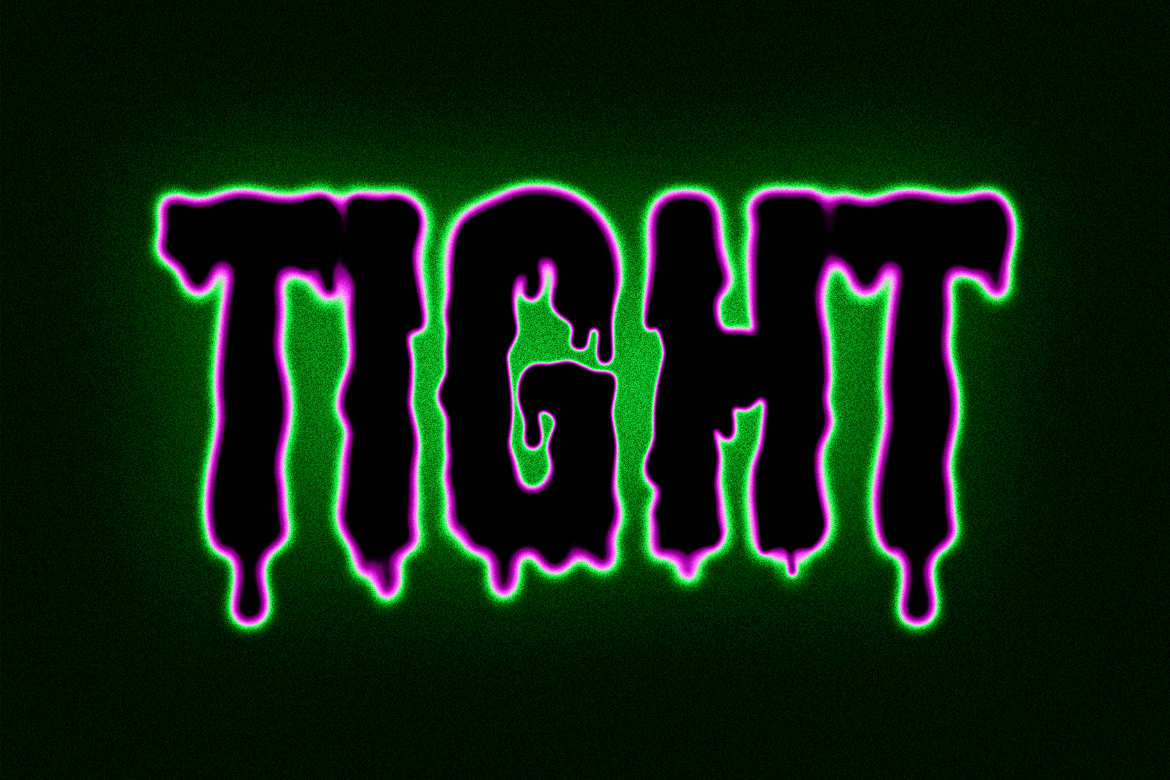Melted Blurry Text Effect