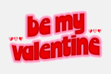 Valentines Day Text Effect Mockup