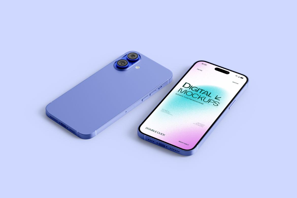 iPhone 16 Pro Mockup Set