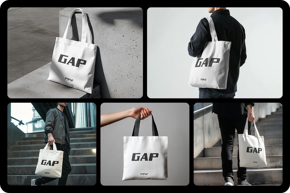 Tote Urban Bag Mockup