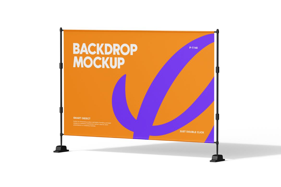 Street Backdrop Banner Mock-up