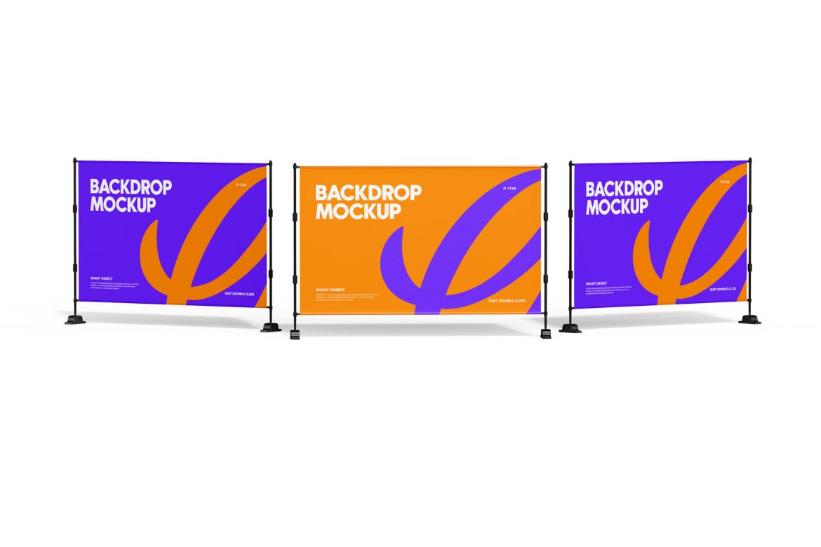 Street Backdrop Banner Mock-up