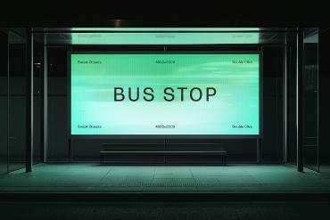 Bus Stop Screen Mockup