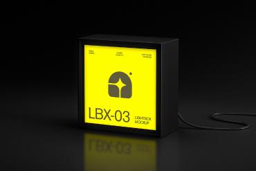 Perspective View Lightbox Mockup