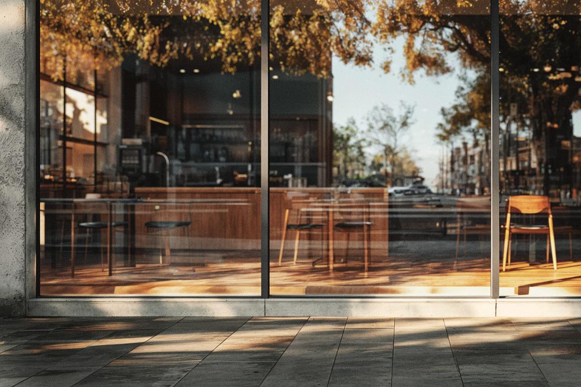 Window Stickers Mockup