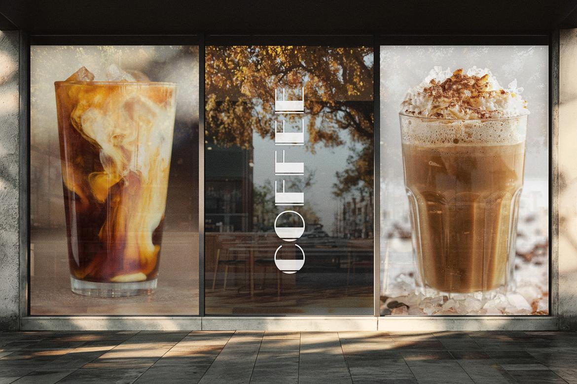 Window Stickers Mockup