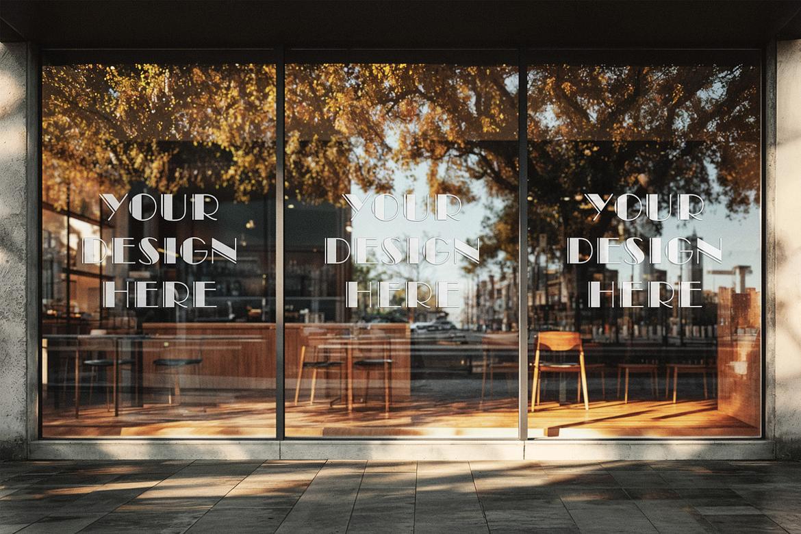 Window Stickers Mockup
