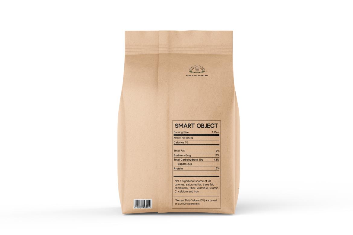 Takeaway Large Pouch Bag Mockup