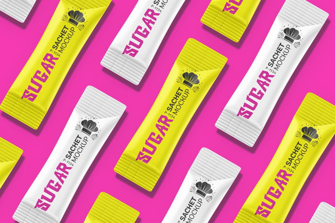 Stick Sachet Mockup
