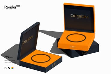 Jewelry Box Mockup Set