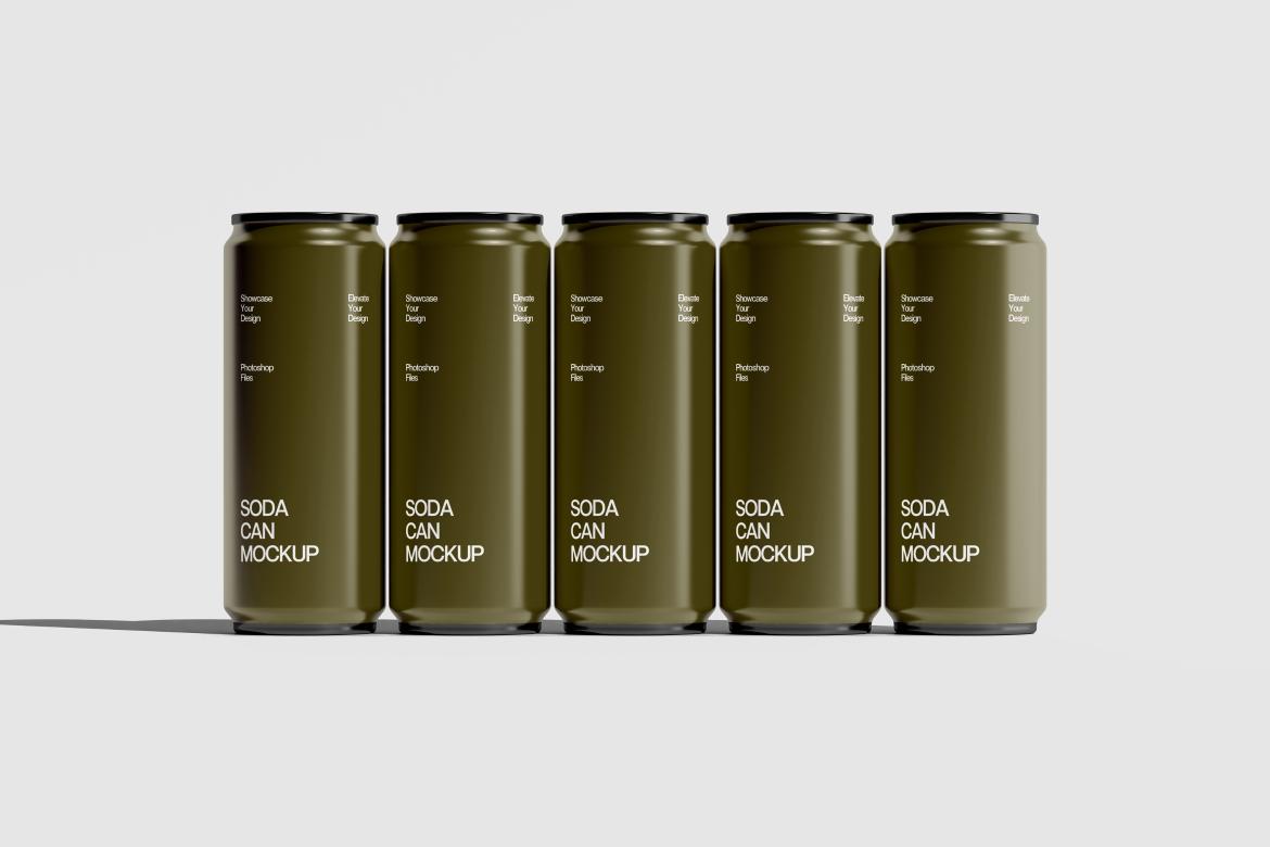 Soda Can Mockup
