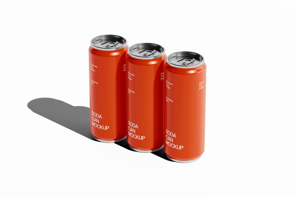 Soda Can Mockup