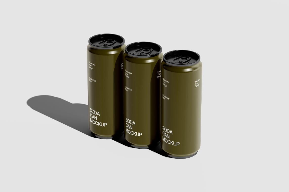 Soda Can Mockup