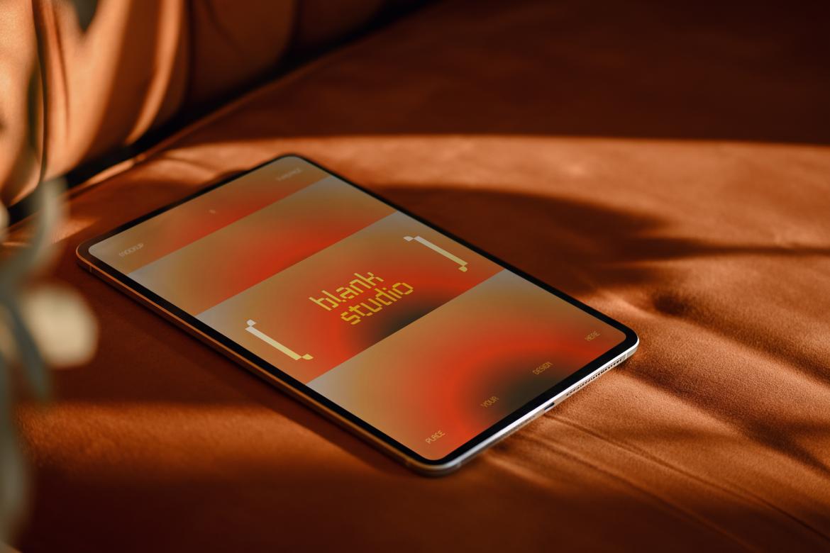 Sofa Lounge iPad Mockup