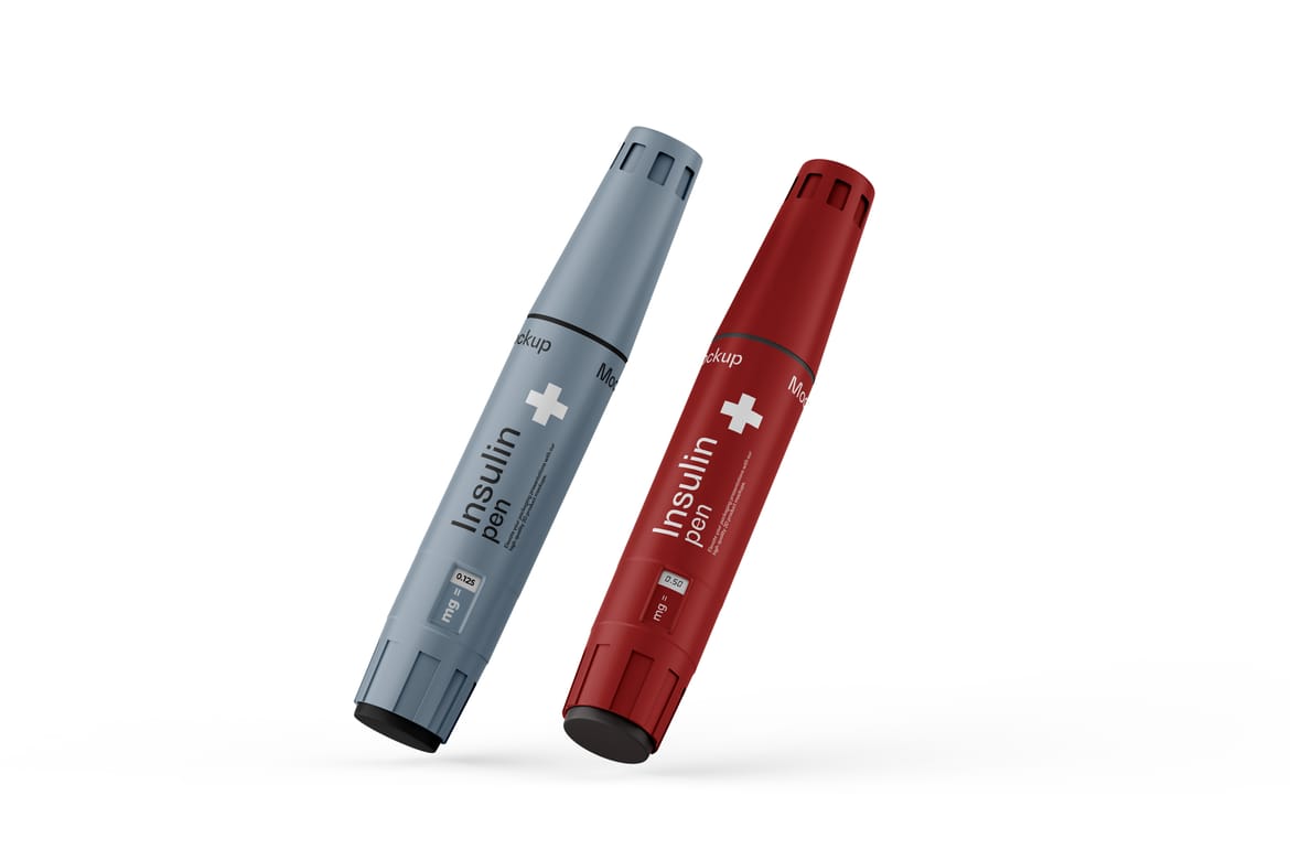 Insulin Pen Mockup Set