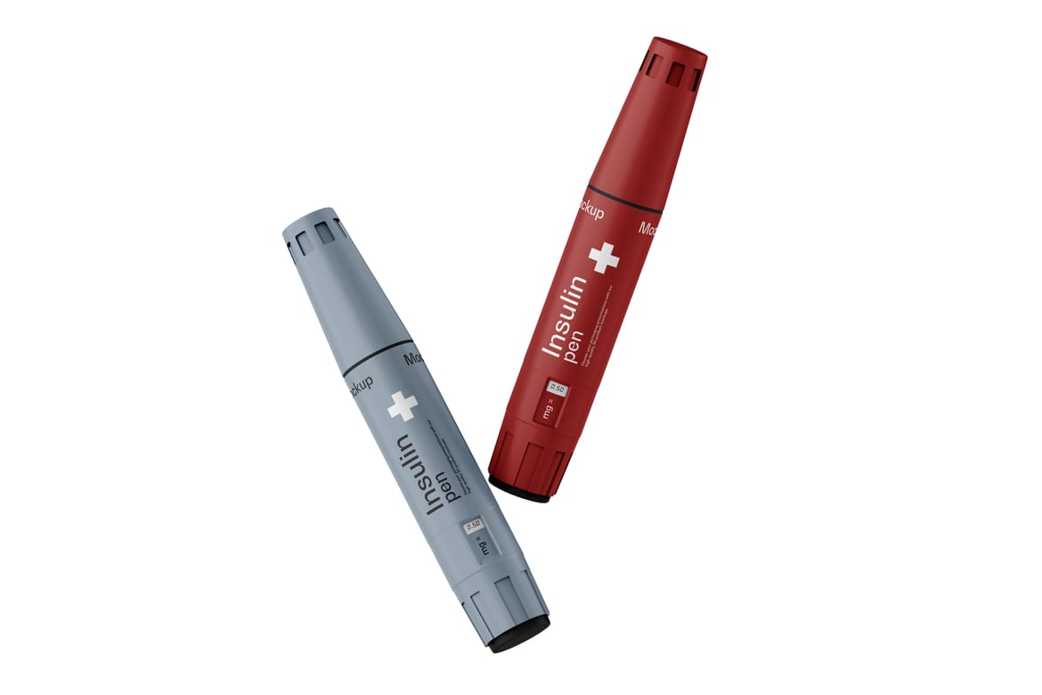 Insulin Pen Mockup Set