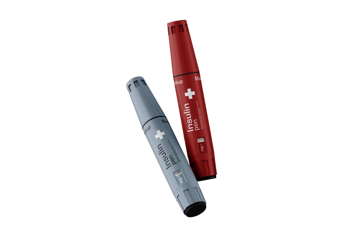 Insulin Pen Mockup Set