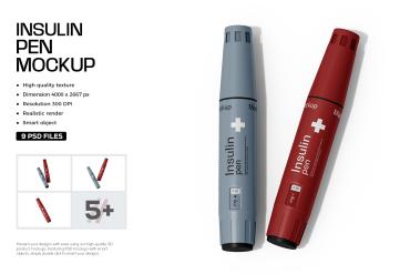 Insulin Pen Mockup Set