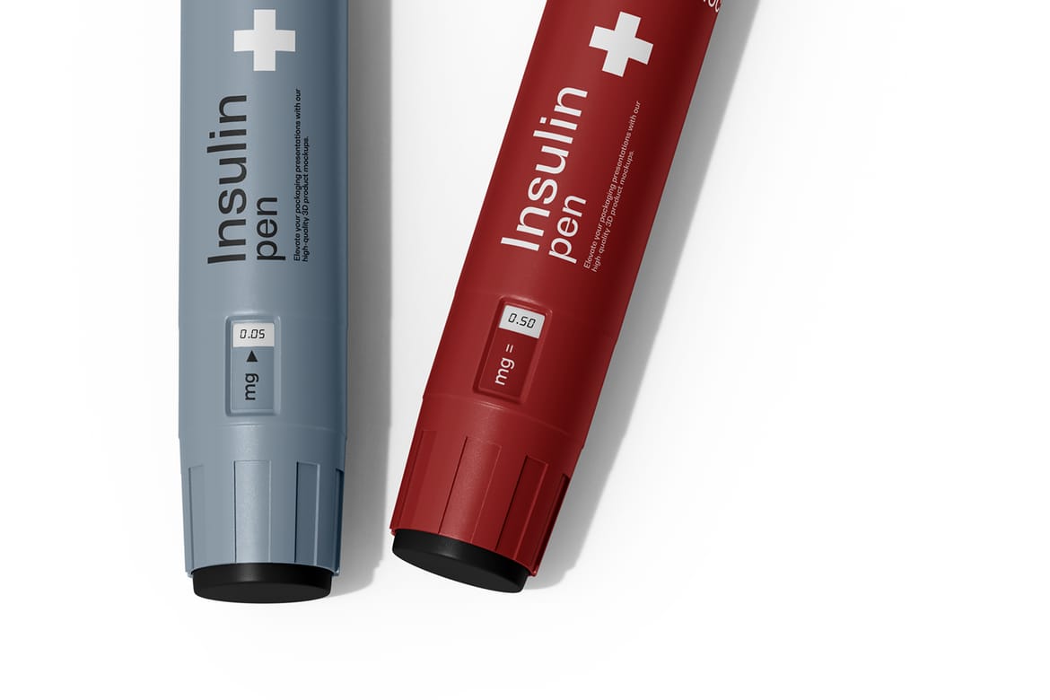 Insulin Pen Mockup Set