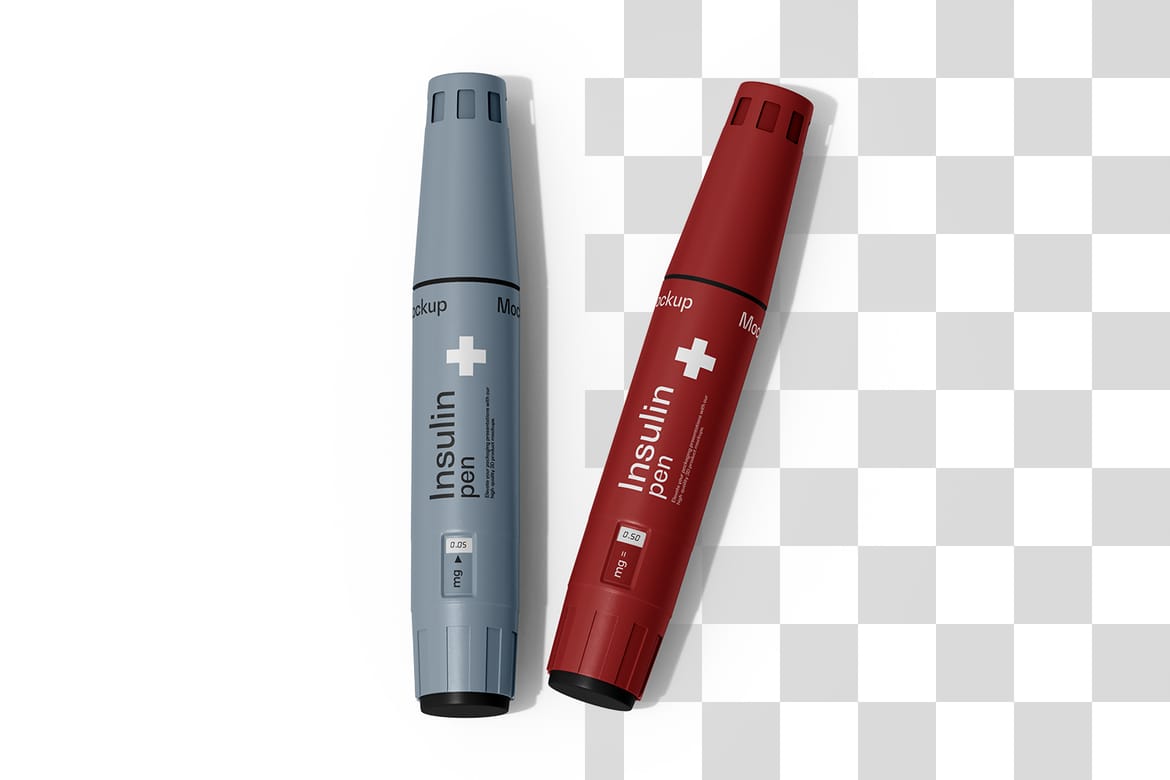 Insulin Pen Mockup Set