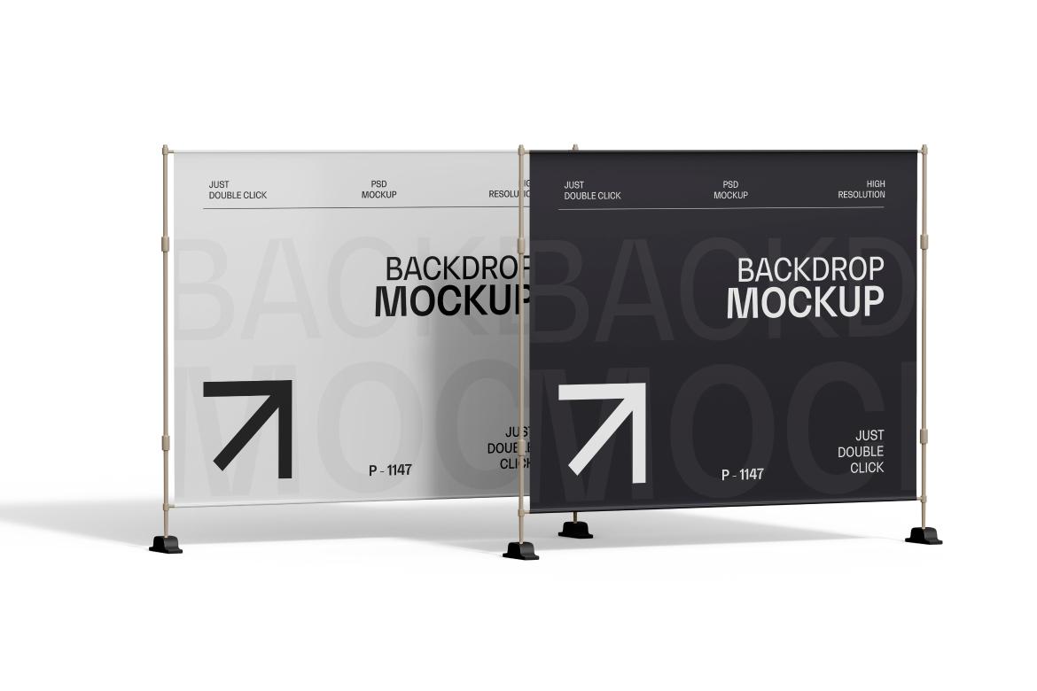Corporate Event Backdrop Mockup