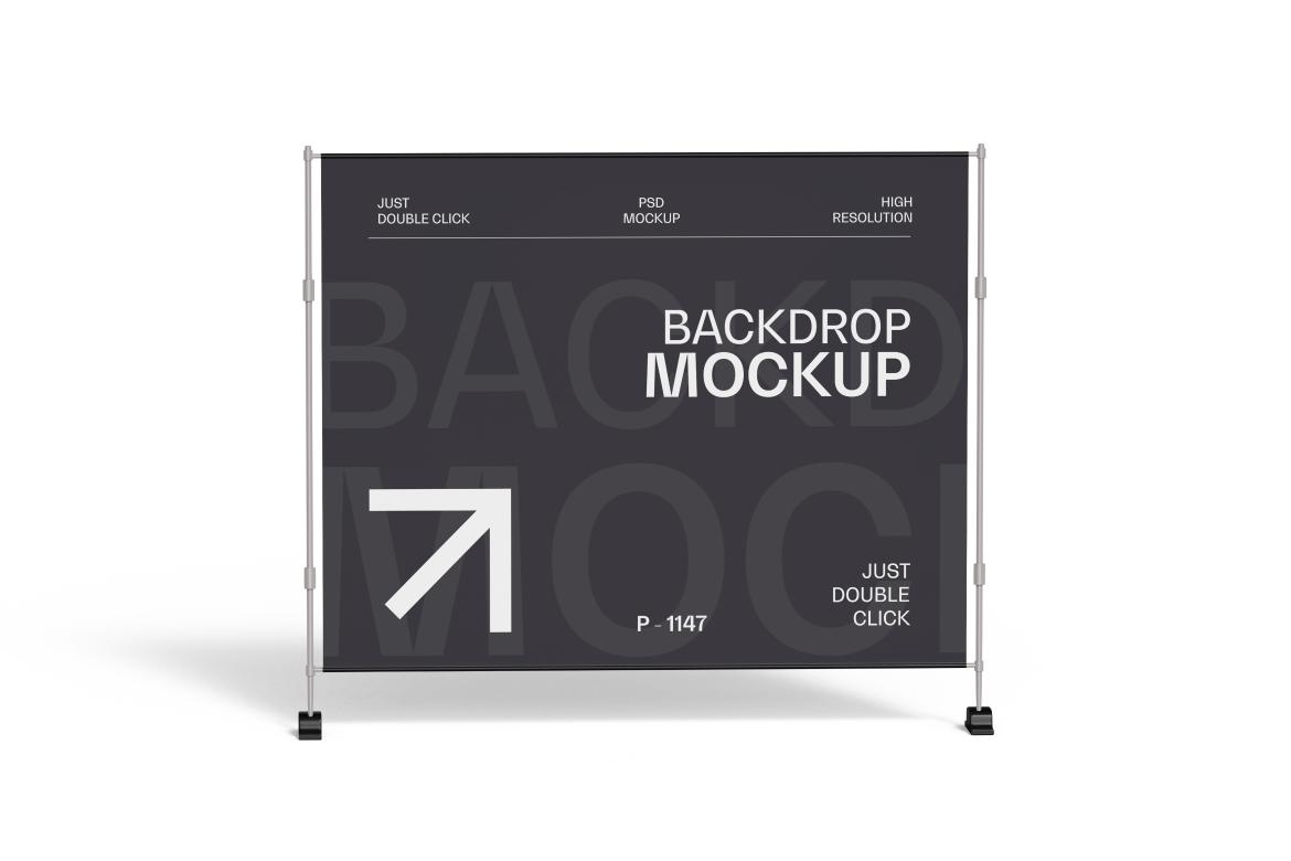 Corporate Event Backdrop Mockup