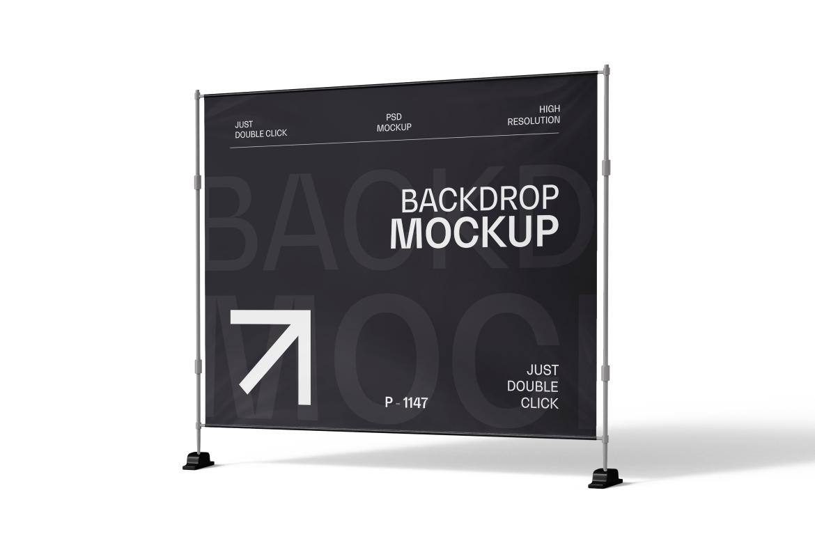Corporate Event Backdrop Mockup