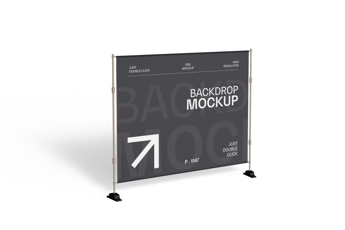 Corporate Event Backdrop Mockup