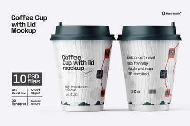 Reusable Coffee Cup Mockup