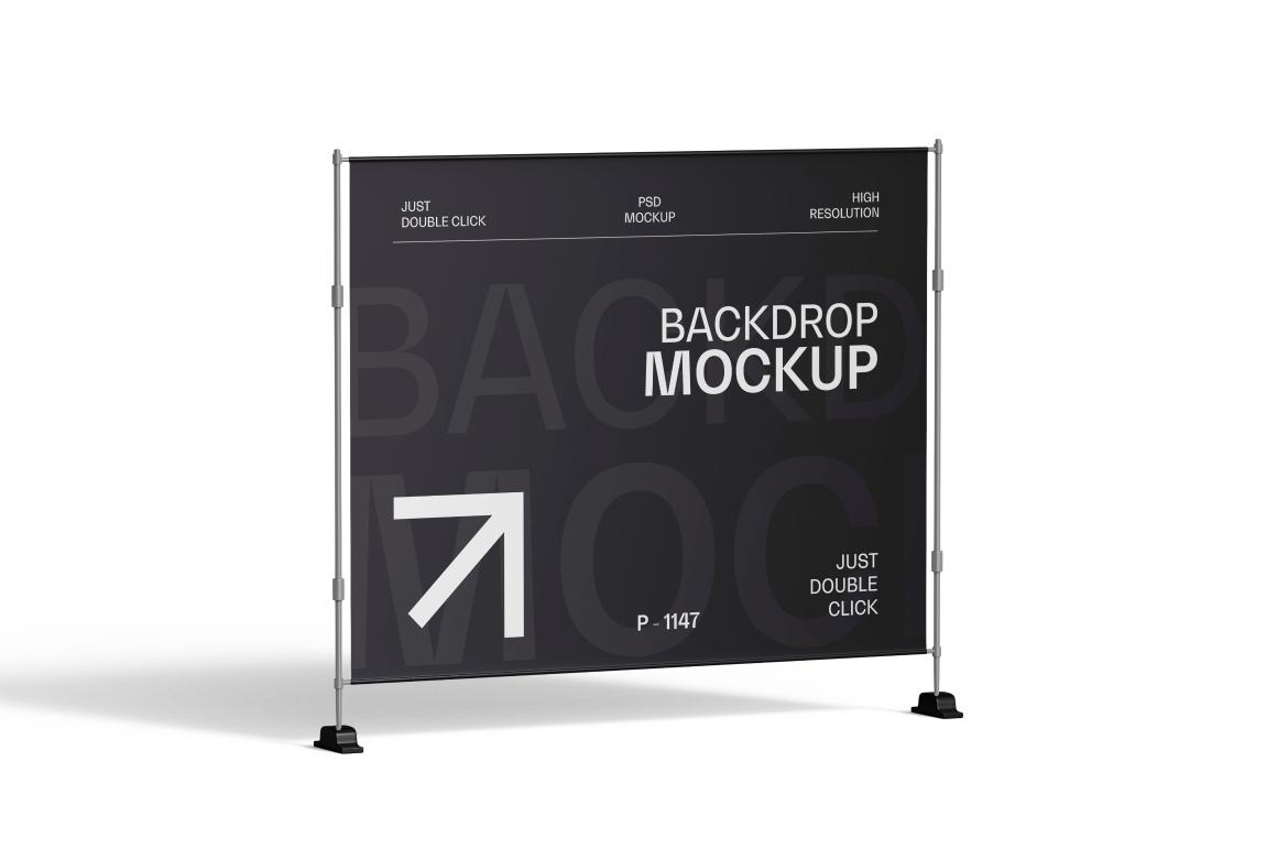 Corporate Event Backdrop Mockup