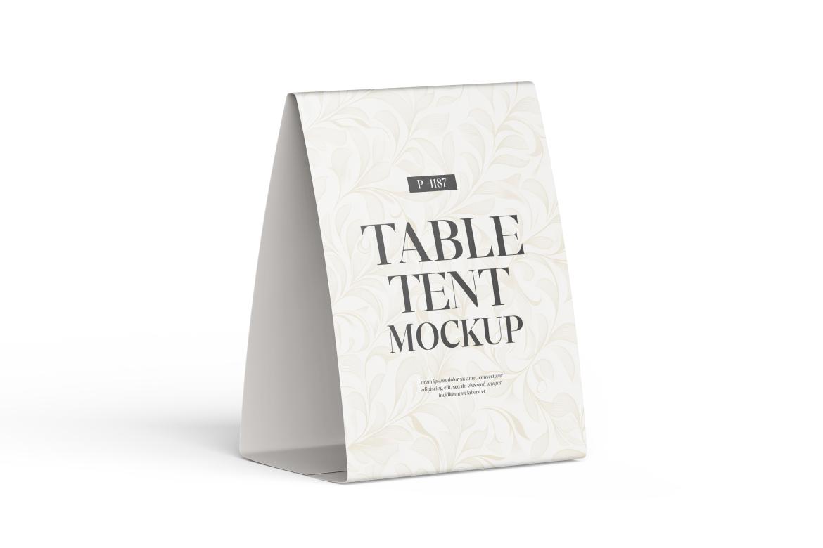 Table Tent Mockup