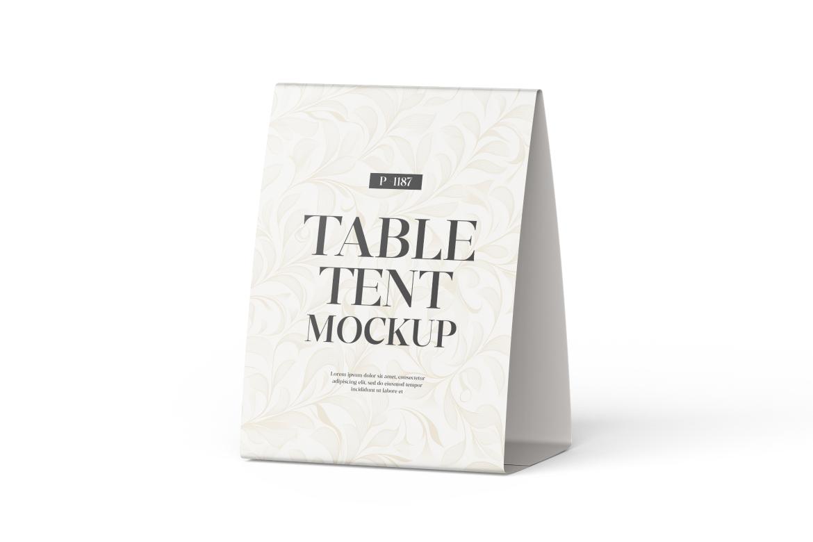 Table Tent Mockup