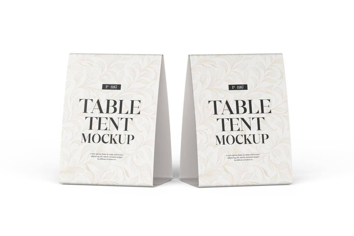Table Tent Mockup