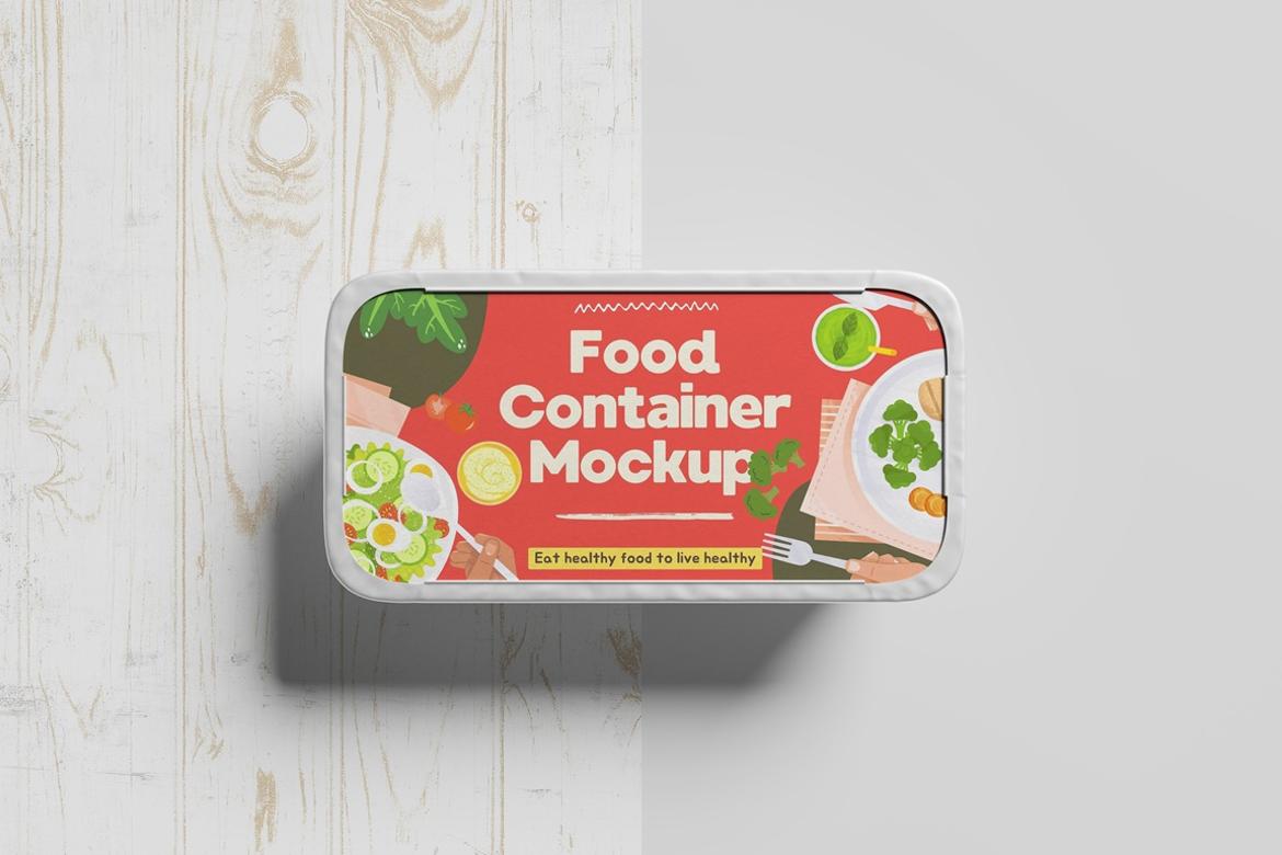 Food Container Mockup