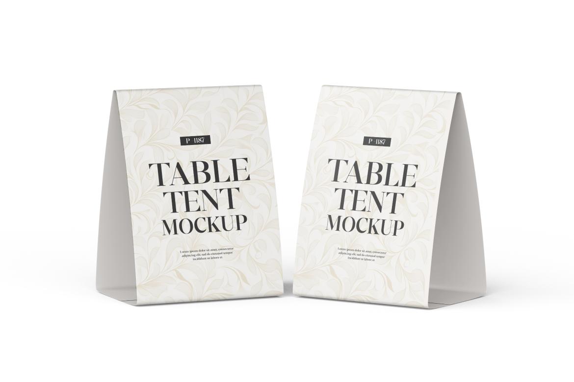 Table Tent Mockup