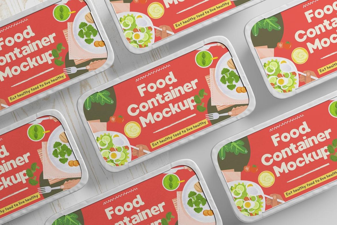 Food Container Mockup