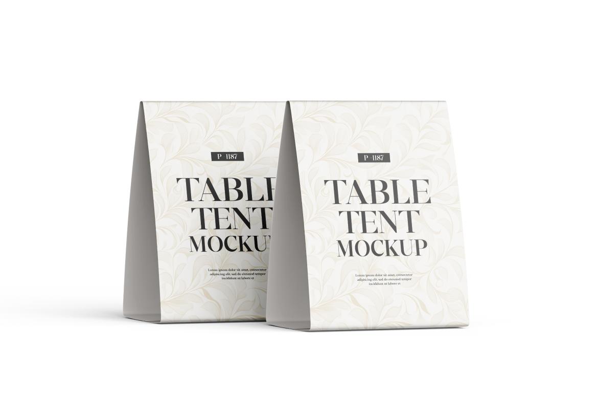 Table Tent Mockup