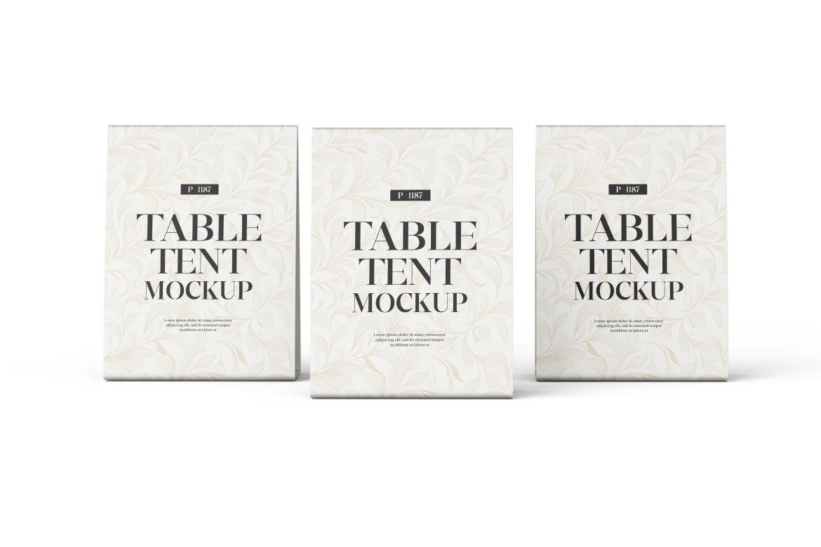 Table Tent Mockup