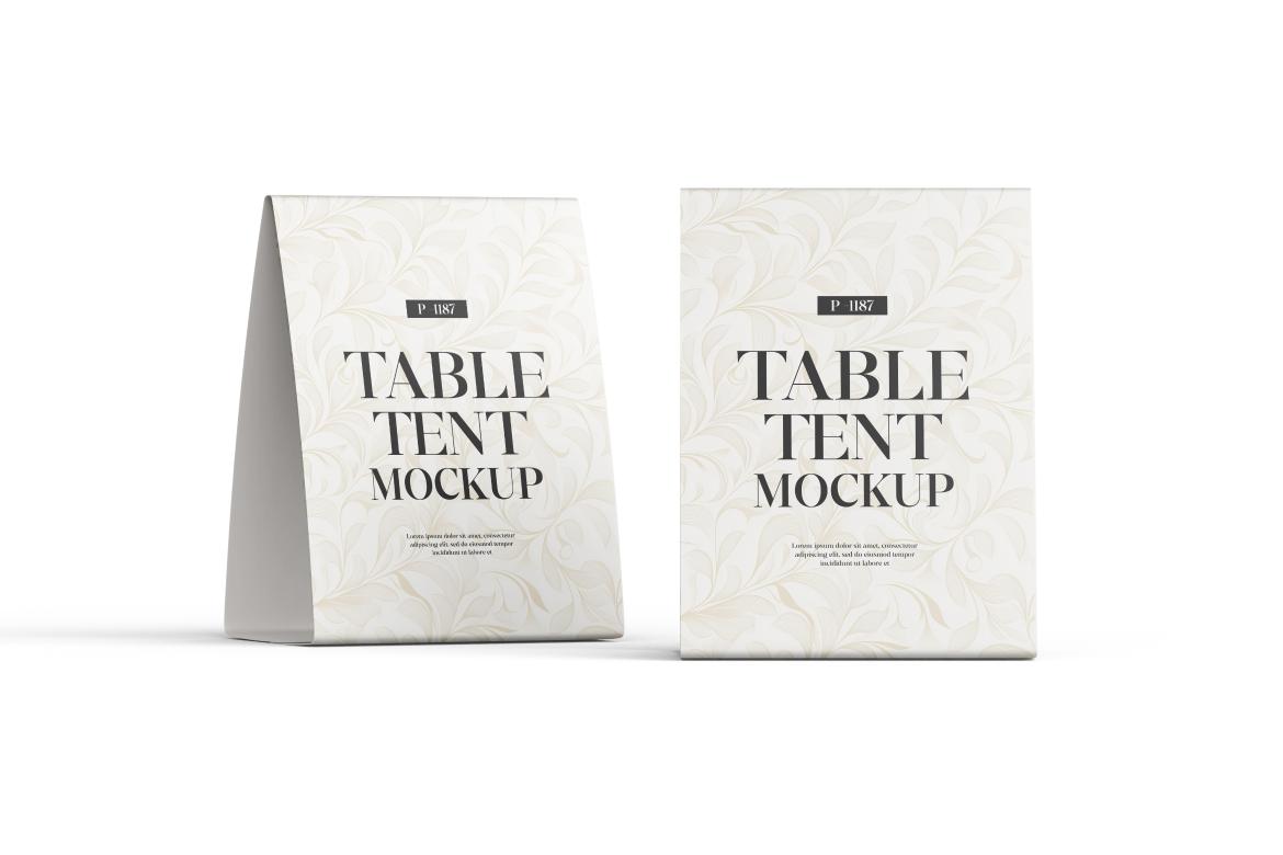 Table Tent Mockup