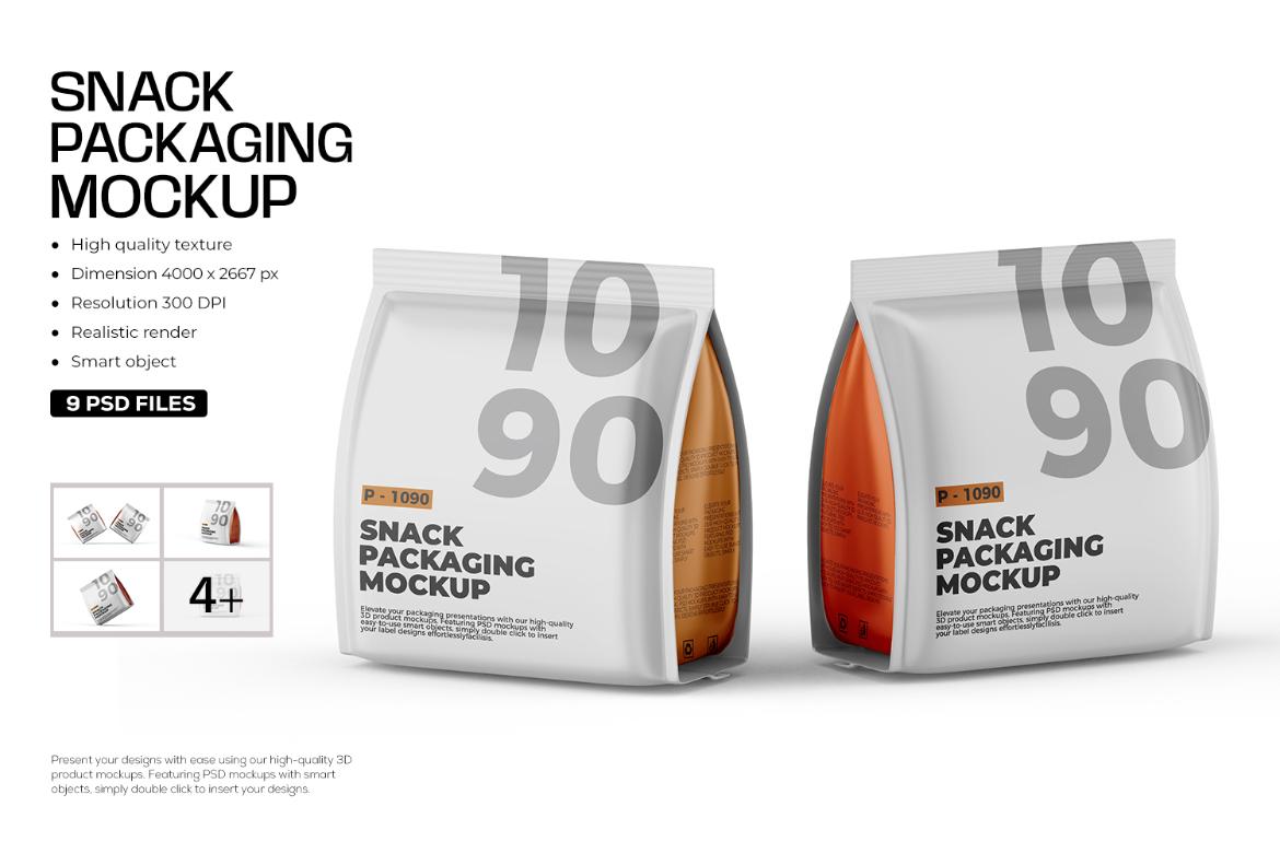 Pouch Packaging Mockup