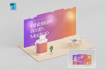 Exhibition Booth Mockup 