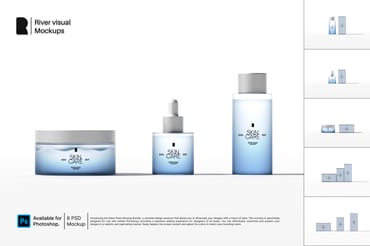 Skincare Set Mockup