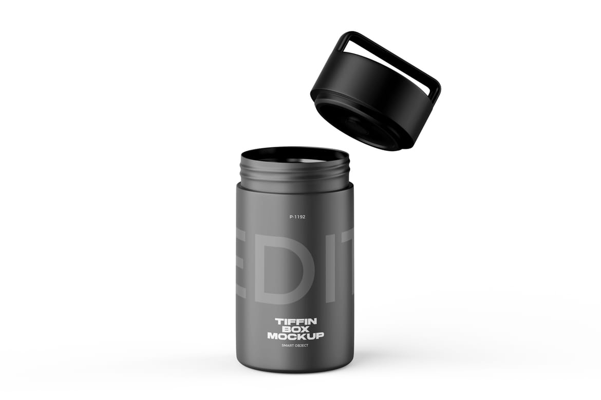 Thermos Food Jar Mockup