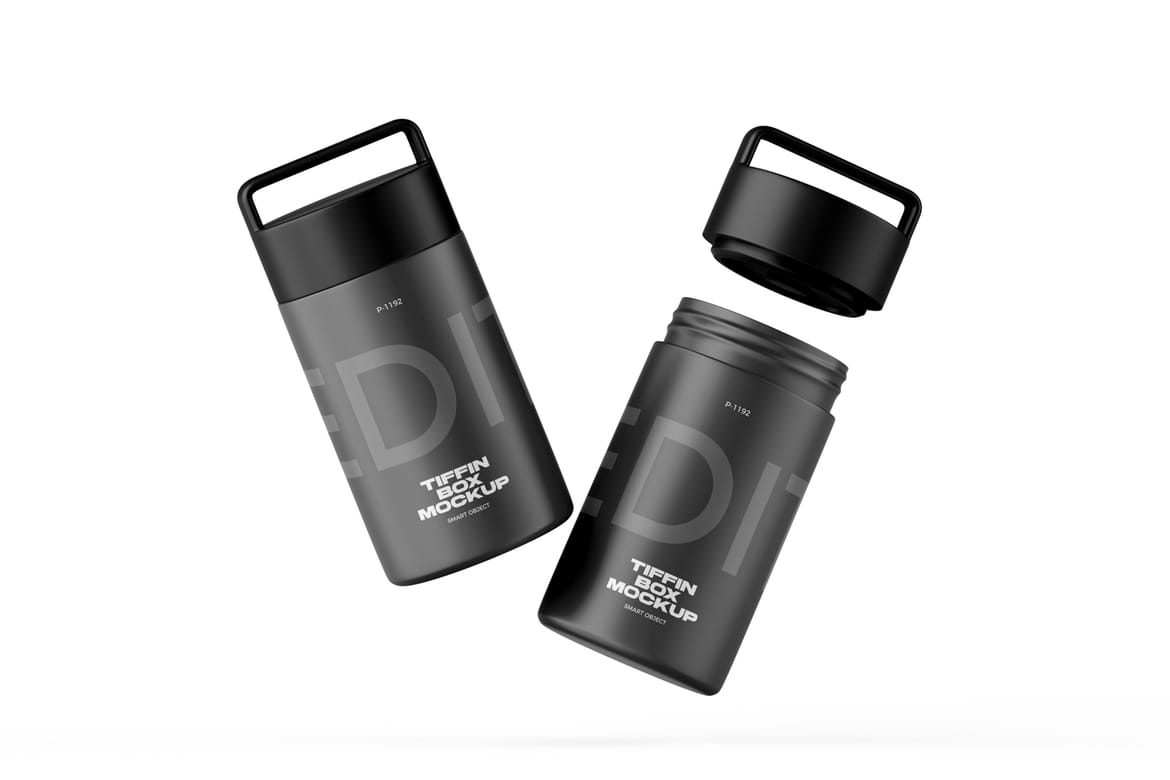 Thermos Food Jar Mockup