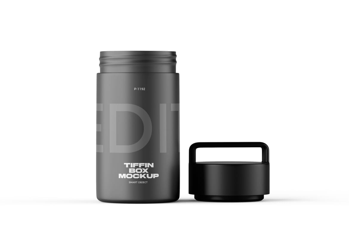 Thermos Food Jar Mockup