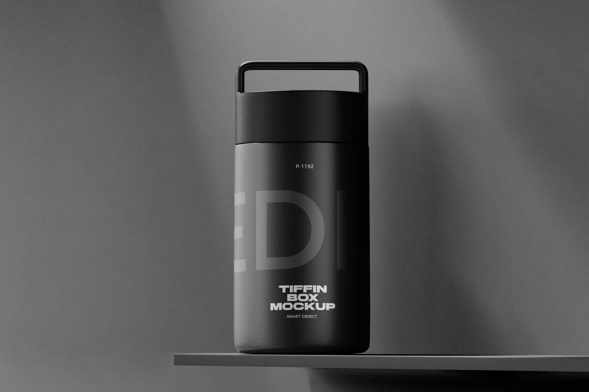 Thermos Food Jar Mockup